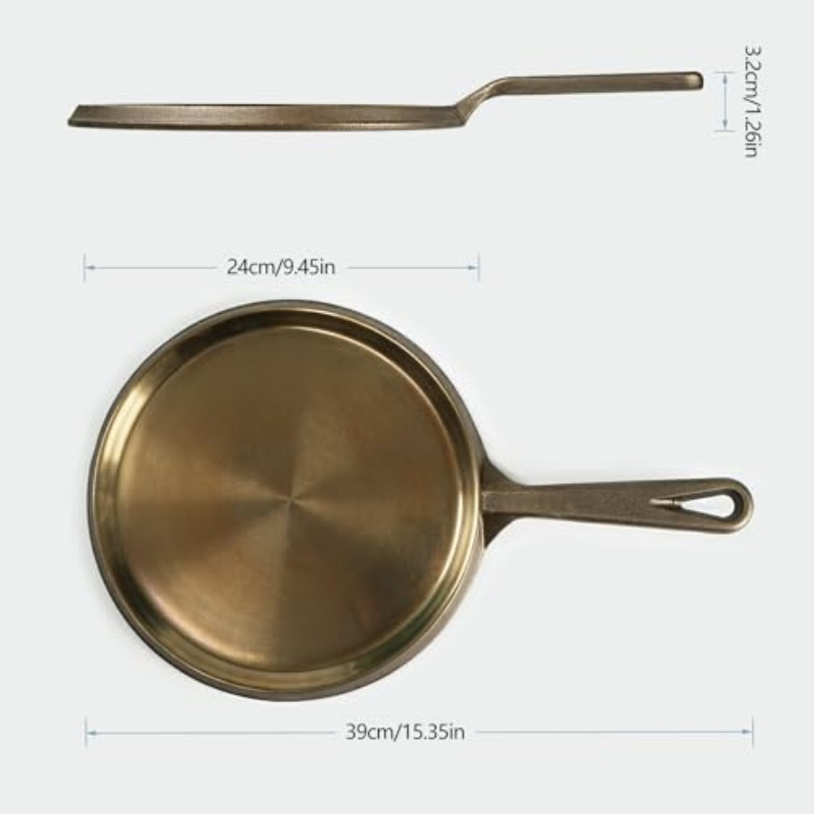 Cast Iron Round Griddle Dia. 9 - Comal Griddle Round recensie en prijs