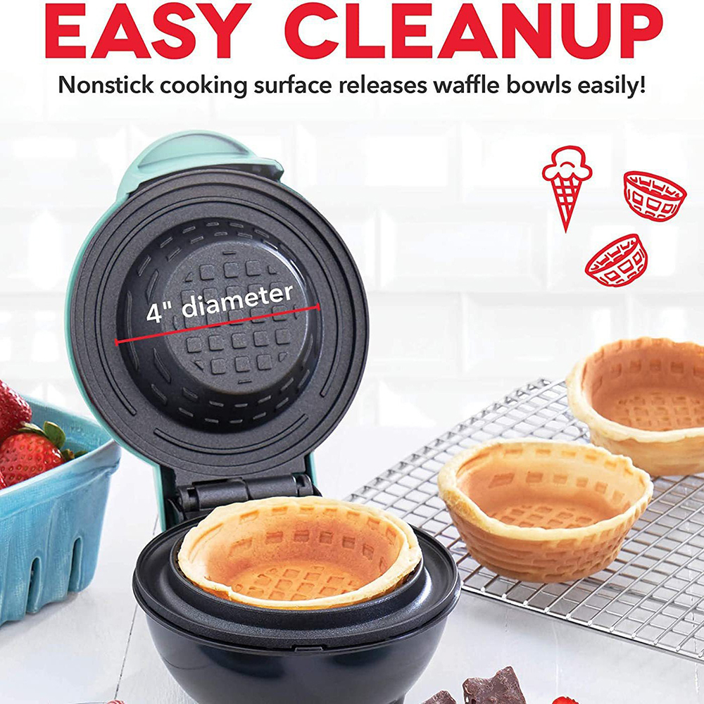 New Mini Waffle Bowl Maker 110 - Home Cooking Egg Roll recensie en prijs