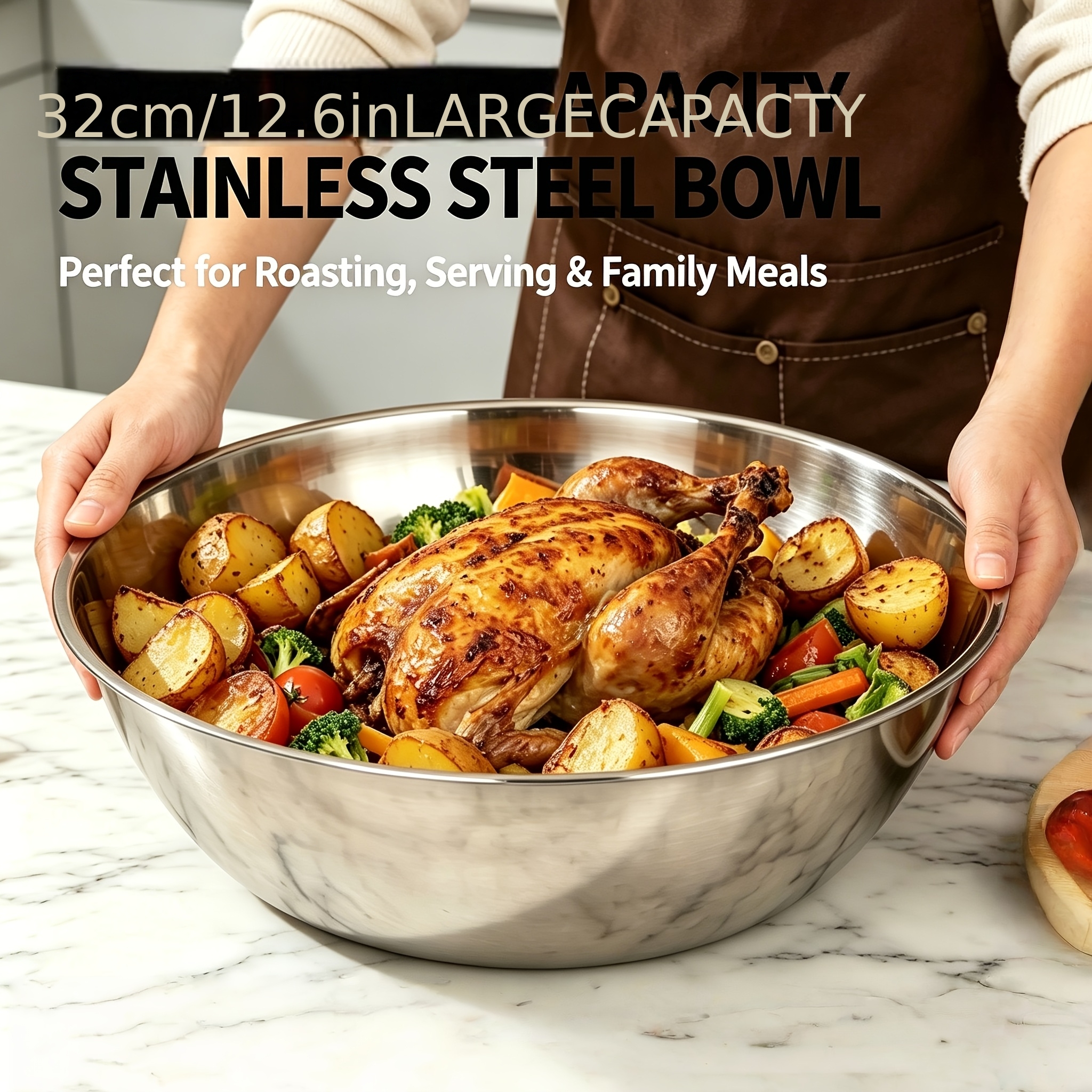 1Pcs, 32cm Stainless Steel Mix - Home Cooking Food recensie en prijs