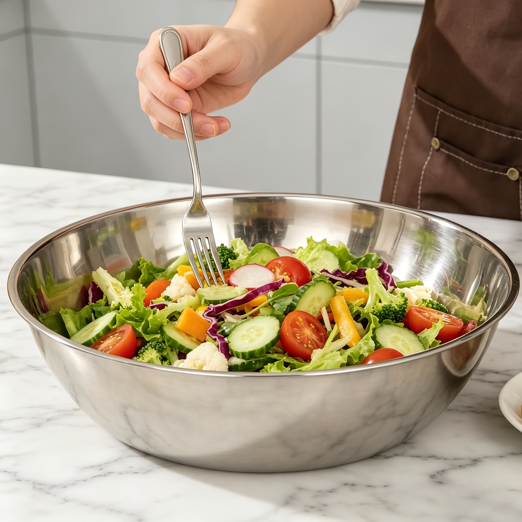 1Pcs, 32cm Stainless Steel Mix - Home Cooking Food recensie en prijs