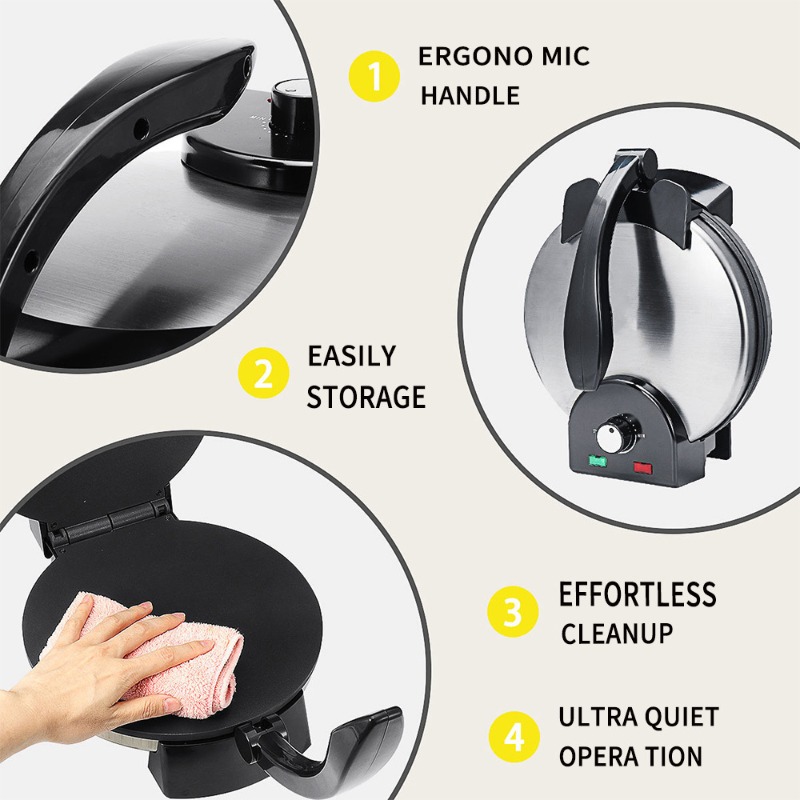 1500W Non Stick Electric Crepe - Home Cooking Quesadilla recensie en prijs