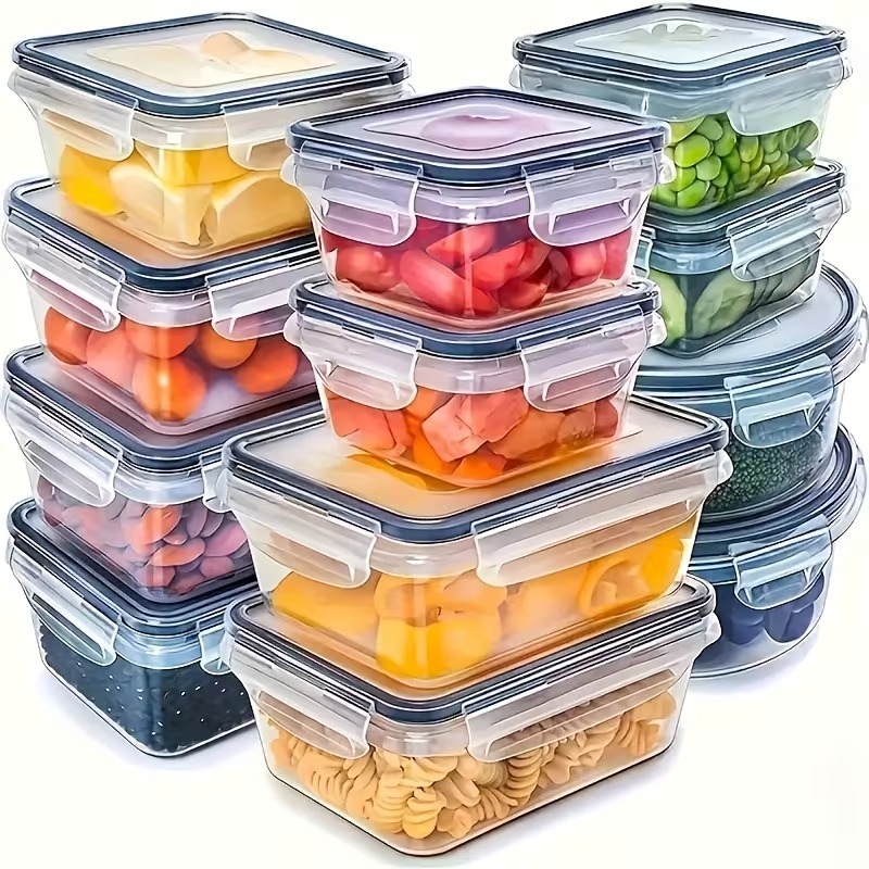 4-Piece Clear Food Storage Con - Home Cooking Food recensie en prijs