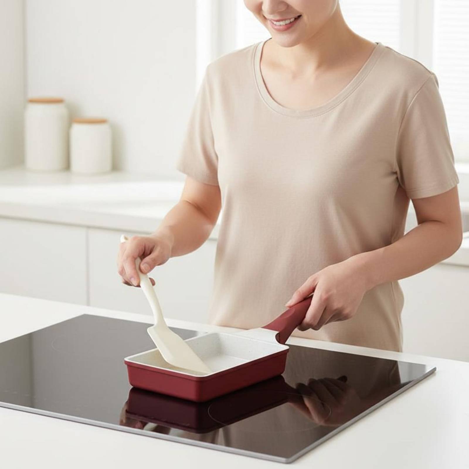 Tamagoyaki Pan Nonstick Japane - Home Cooking Egg Roll recensie en prijs