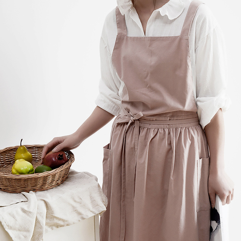 Women Cotton Linen Bib Apron J - Home Cooking Japanese recensie en prijs