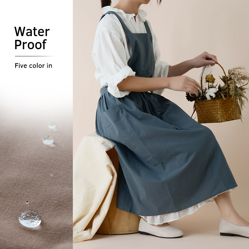 Women Cotton Linen Bib Apron J - Home Cooking Japanese recensie en prijs