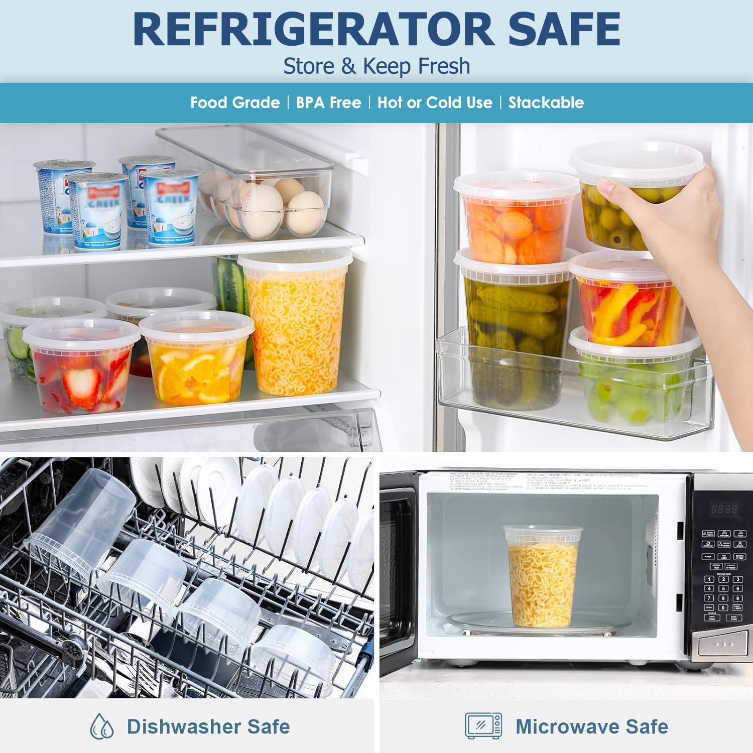24pcs Deli Food Storage Contai - Home Cooking Food recensie en prijs