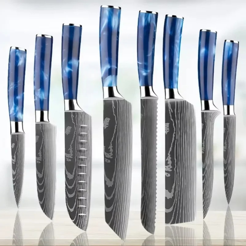 Damascus Patterned Laser Steel - Home Cooking Japanese recensie en prijs
