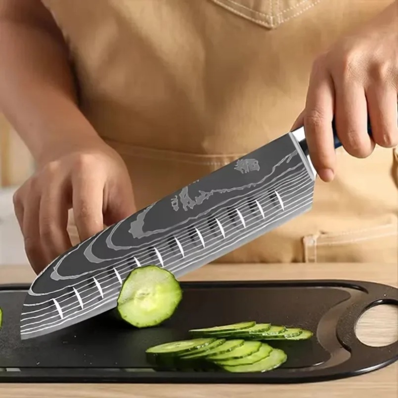 Damascus Patterned Laser Steel - Home Cooking Japanese recensie en prijs