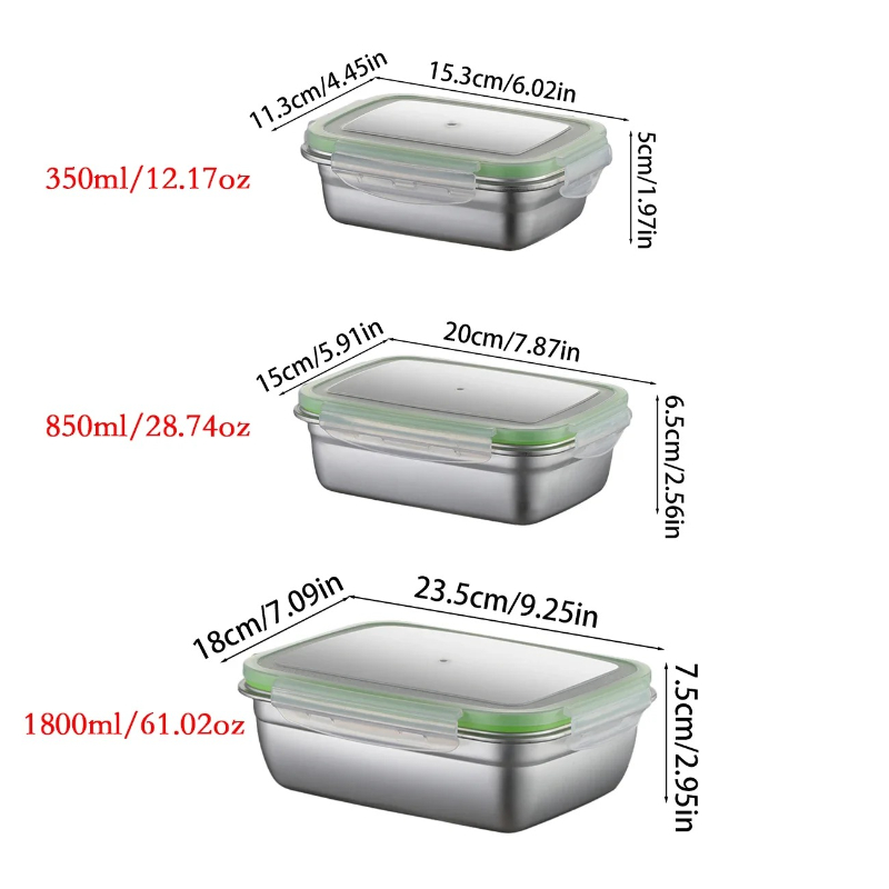 304 Stainless Steel Lunch Box  - Home Cooking Food recensie en prijs