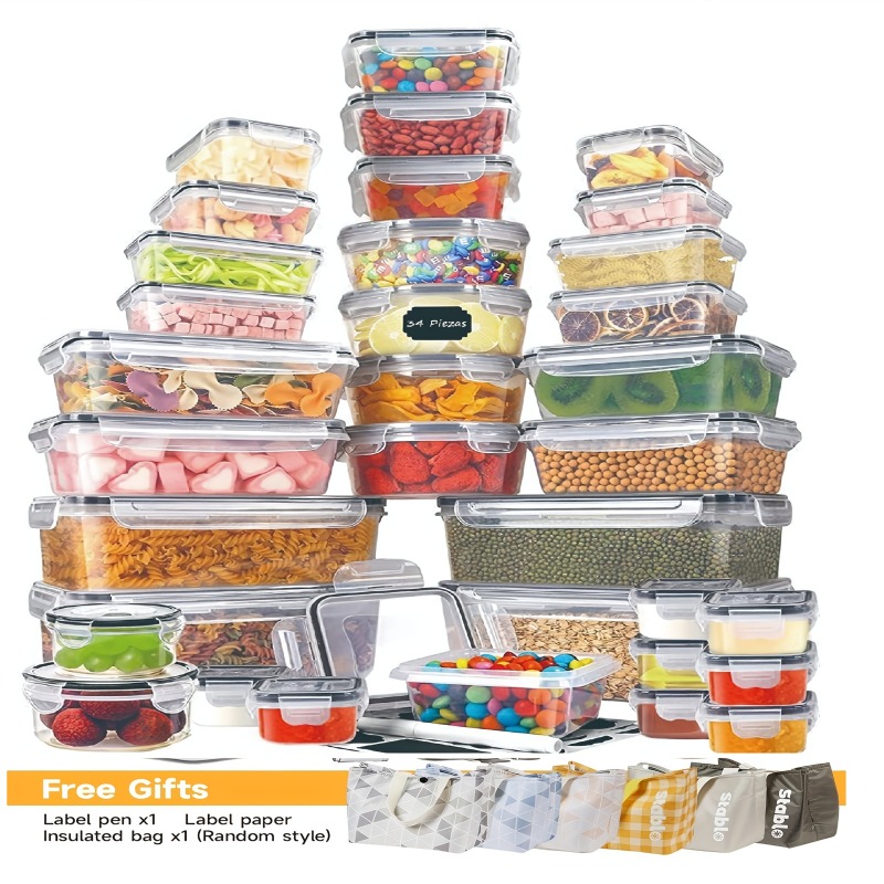 48PCS BPA-Free Food Storage Se - Home Cooking Food recensie en prijs