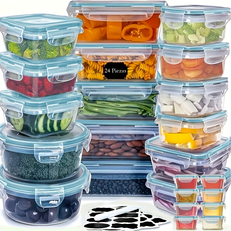 48PCS BPA-Free Food Storage Se - Home Cooking Food recensie en prijs
