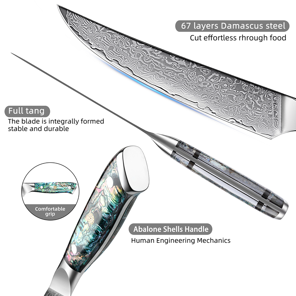 Japanese Damascus Steel Utilit - Home Cooking Japanese recensie en prijs