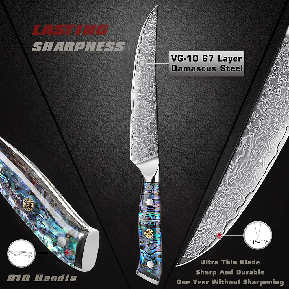 Japanese Damascus Steel Utilit - Home Cooking Japanese recensie en prijs